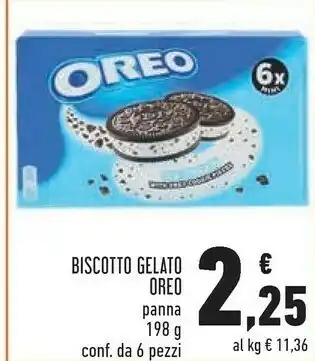 Conad Superstore Mondelez Oreo Original Gelato Con Pezzi Di Oreo 198 G(ml) offerta
