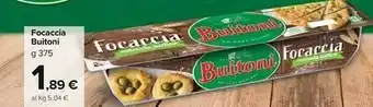 Carrefour Market Buitoni Focaccia 375 G(ml) offerta