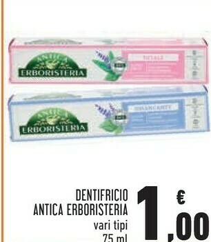 Conad Superstore Antica Erboristerìa Dentifricio 75 Ml offerta