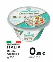 Carrefour Market Granarolo Ricotta 250 G(ml) offerta