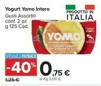Carrefour Market Yomo Go Yogurt E Fragole 125 G(ml) offerta