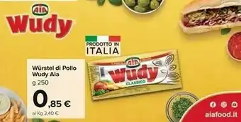 Carrefour Market Aia Wudy Classico 250 G(ml) offerta