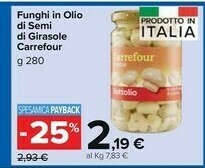 Carrefour Market Carrefour Funghi In Olio Di Semi Di Girasole offerta