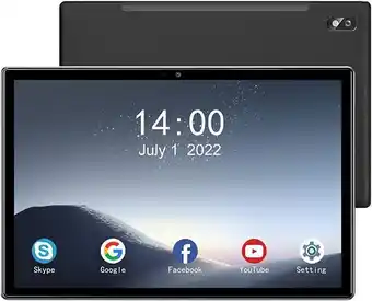 Amazon Tablet 10 pollici, aoyodkg android 11.0 tablet pc certificato gms, octa-core 2.0ghz, 6 gb ram 128 gb rom, doppio fotocamer... offerta