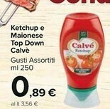 Carrefour Market Calvè Ketchup E Maionese Top Down offerta