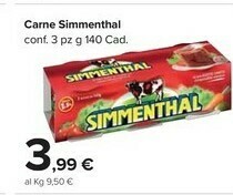 Carrefour Market Simmenthal Carne offerta