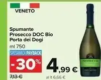 Carrefour Market Porta Dei Dogi Spumante Prosecco Doc Bio offerta