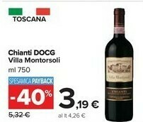 Carrefour Market Villa Montorsoli Chianti Docg offerta