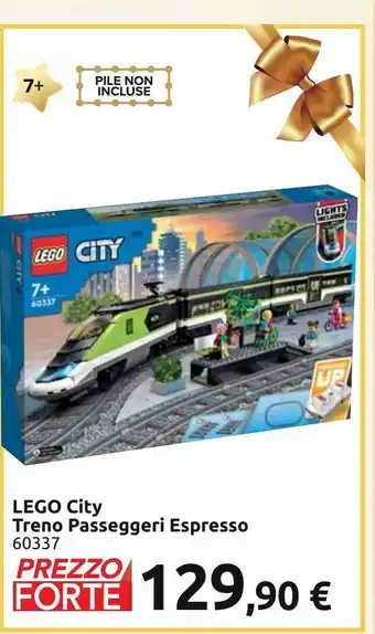 Carrefour Iper Lego city treno passeggeri espresso offerta