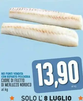 Conad Cuore Di Filetto Merluzzo Nordico offerta