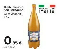 Carrefour Market San Pellegrino Bibite Gassate offerta