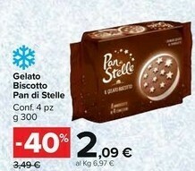 Mulino Bianco Pan Di Stelle Il Gelato Biscotto Con Latte Fresco Italiano 300 G(ml)