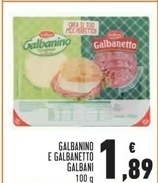 Conad Galbani No E Gàlbanettò 100 G offerta