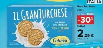 Carrefour Market Colussi Il Gran Turchese 800 G(ml) offerta