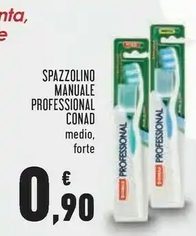 Conad Conad Spazzolino Manuale Professional Medio/ Forte offerta
