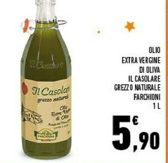 Conad Farchioni Olio Extra Vergine Di Oliva Il Casolare Grezzo Naturale Biologico offerta