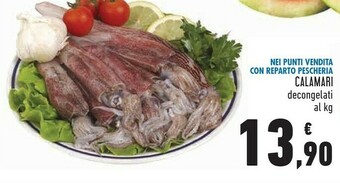 Conad Calamari Decongelati offerta