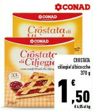 Conad Conad - Crostata Di Ciliegie 370 G(ml) offerta