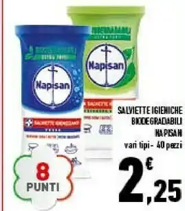 Conad Napisan Salviettine offerta