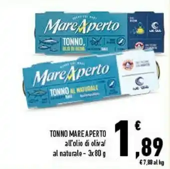 Conad Mare aperto Tonno All'Olio Di Oliva 80 G(ml) offerta