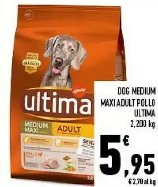 Conad Ultima Dog Medium Maxiadult Pollo offerta
