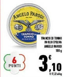 Conad Angelo Parodi - Trancio Di Tonno In Olio Di Oliva offerta