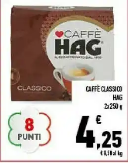 Conad Hag Caffè Classico 250 G(ml) offerta