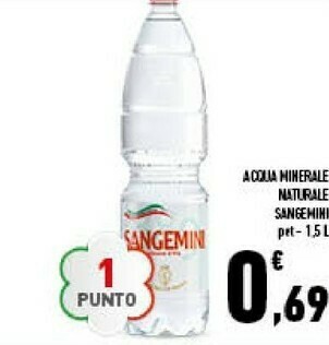 Conad Sangemini Acqua Minerale Naturale offerta