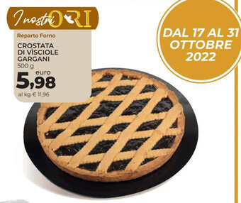 Conad Crostata Di Vìsciole Gargani 500 g offerta