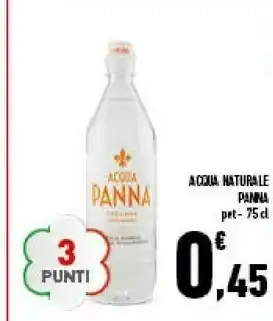 Conad Acqua Panna Acqua Naturale Minerale offerta