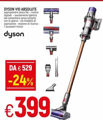 IperFamila Dyson V10 Absolute offerta