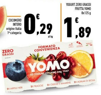 Conad Yomo Go Yogurt E Agrumi Di Sicilia 125 G(ml) offerta