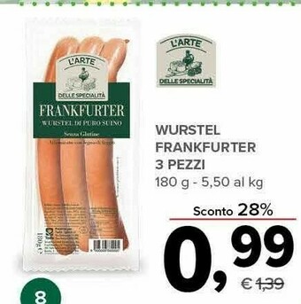 Todis Wurstel offerta