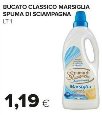 Tigre Spuma di Sciampagna Detersivo lavatrice offerta