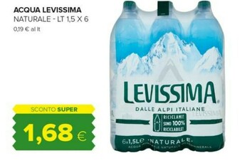 Tigre Levissima Acqua offerta