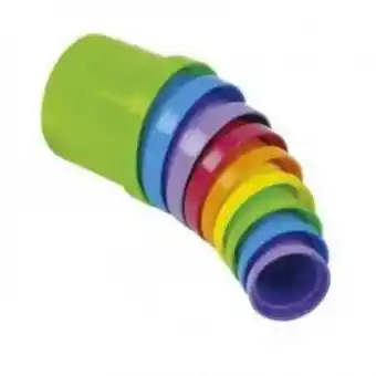 Bicchieri da impilare con colori freschi