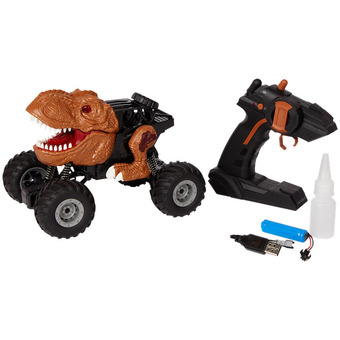 Action Auto telecomandata con dinosauri offerta