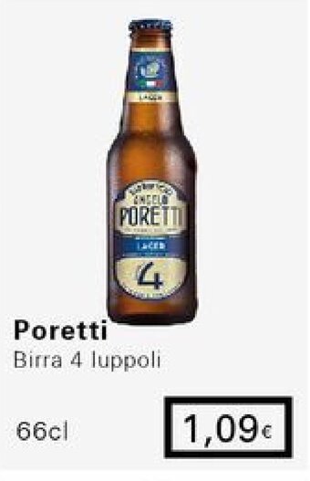 Iper Tosano Poretti Birra 4 Luppoli 66 cl offerta