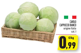 Conad Cavolo Cappuccio Bianco offerta