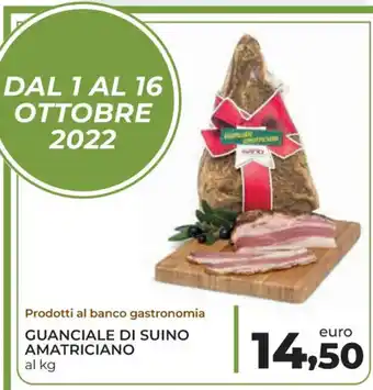 Conad Prodotti al banco gastronomia Guanciale Di Suino Amatriciano al kg offerta