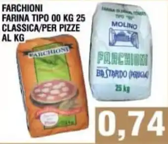 Bitar Farchioni Farina Tipo 00 kg 25 Classica/Per Pizze offerta