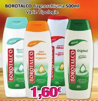 Borotalco Bagnoschiuma 500ml Varie Tripologie