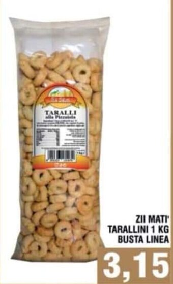 Bitar Zii Mati' Tarallini 1 kg Busta Linea offerta