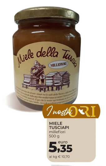 Conad Miele Tusciapi millefiori 500 g offerta