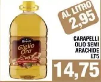 Bitar Carapelli Olio Semi Arachide lt 5 offerta