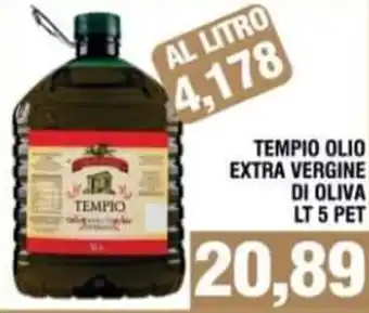 Bitar Tempio Olio Extra Vergine di Oliva lt 5 Pet offerta