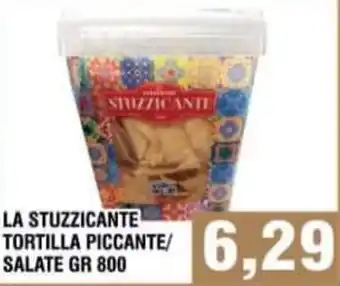 La Stuzzicante Tortilla Piccante/Salate gr 800