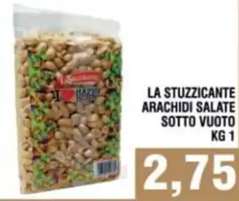 Bitar La Stuzzicante Arachidi Salate Sotto Vuoto kg 1 offerta