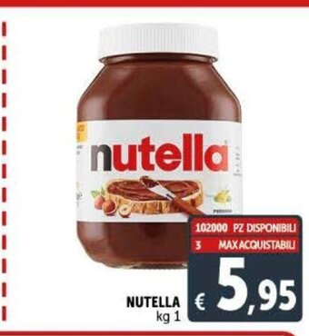 Deco Supermercati Nutella kg 1 offerta