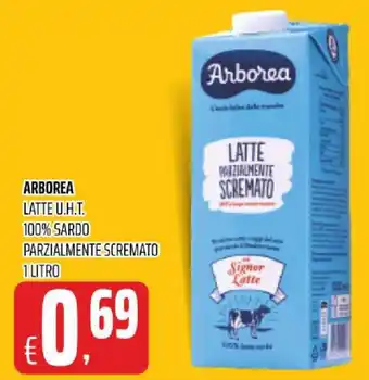 Alter Discount Arborea Latte U.H.T 100% Sardo Parzialmente Scremato 1L offerta